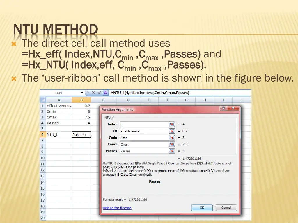 ntu method the direct cell call method uses