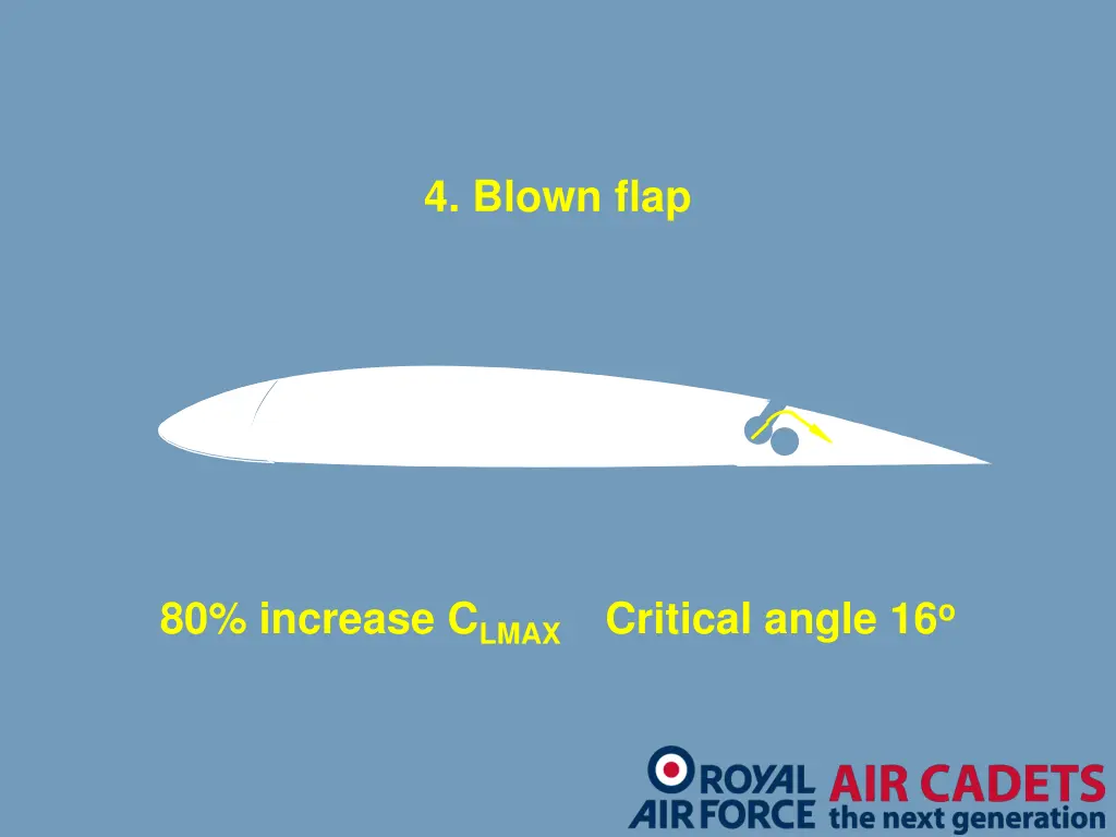 4 blown flap