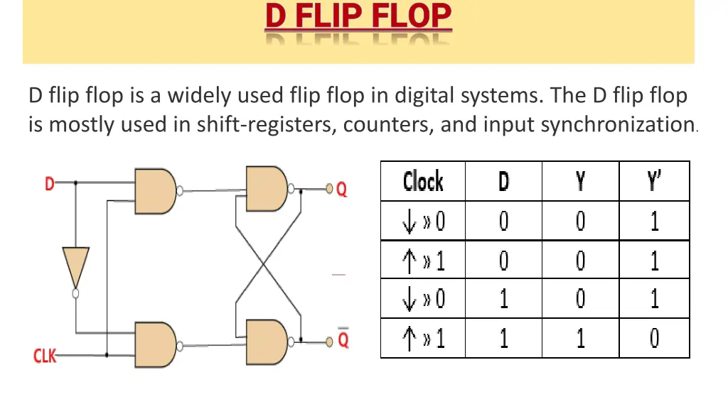 d flip flop