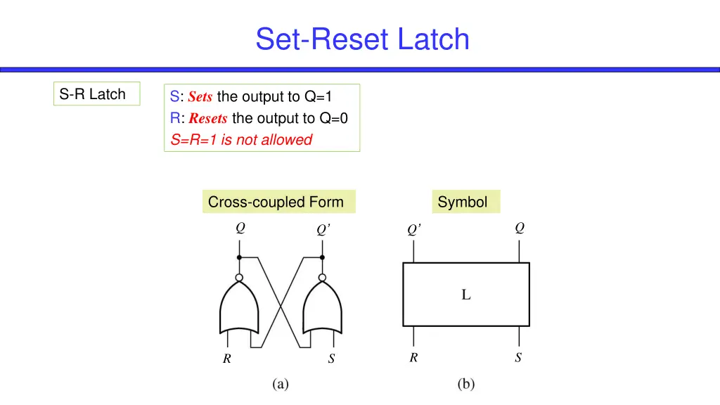 set reset latch 1