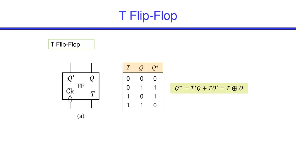 t flip flop