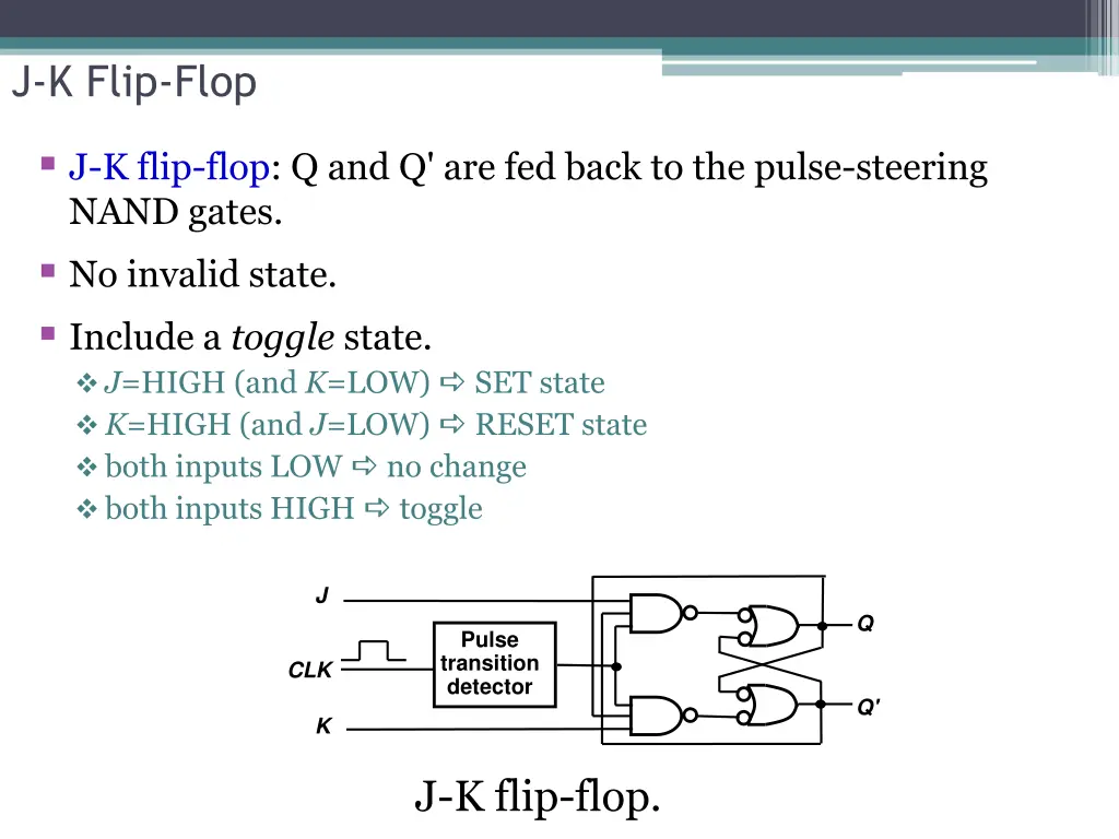 j k flip flop