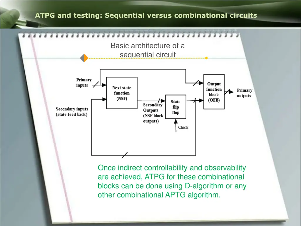 atpg and testing sequential versus combinational 1