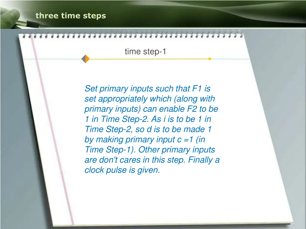 three time steps