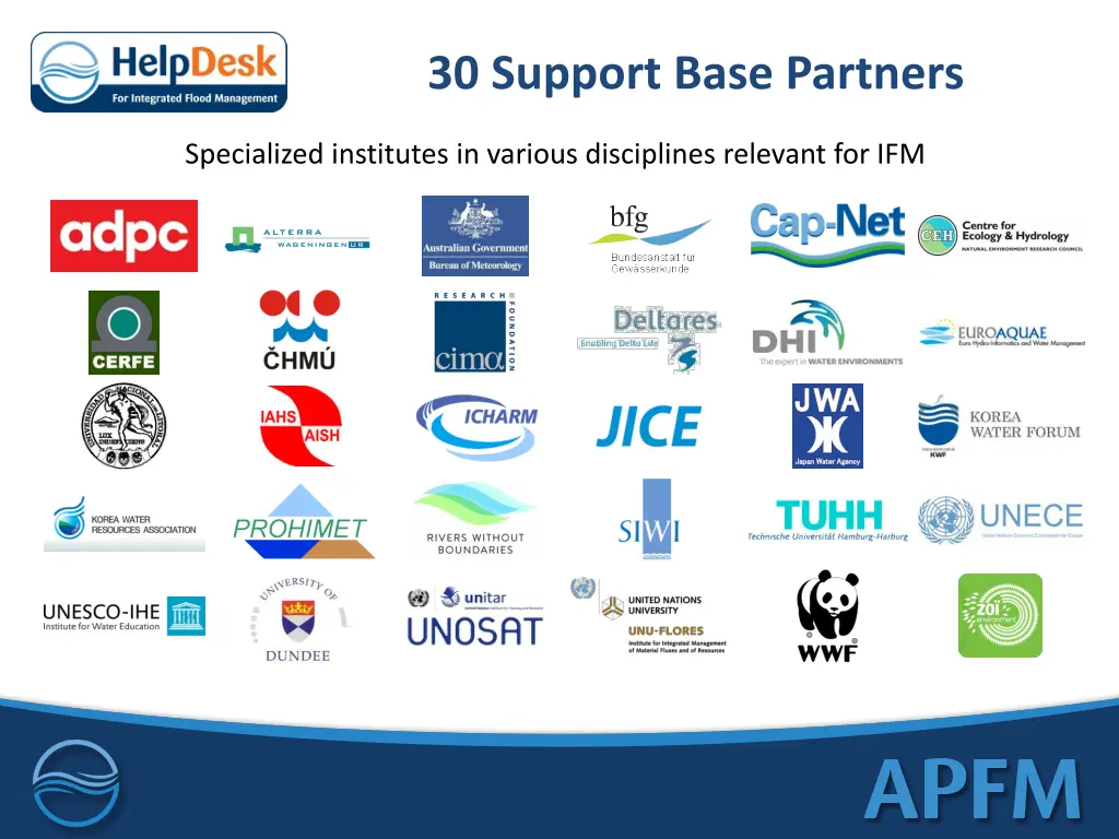 30 support base partners