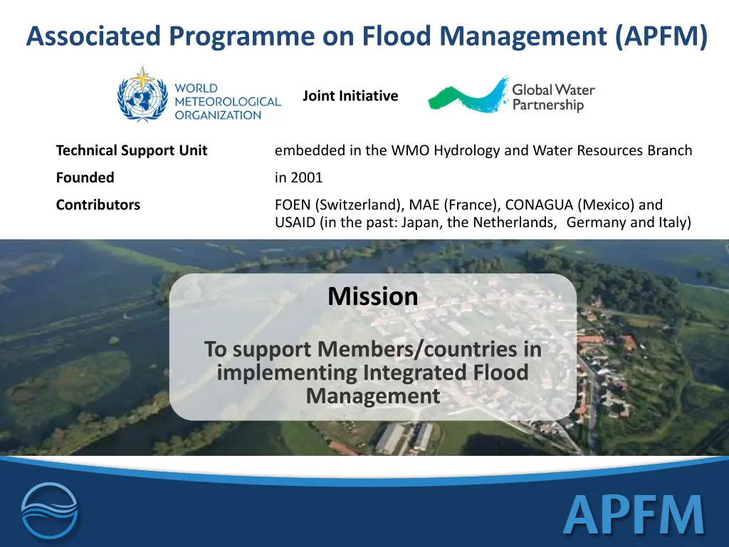 associated programme on flood management apfm