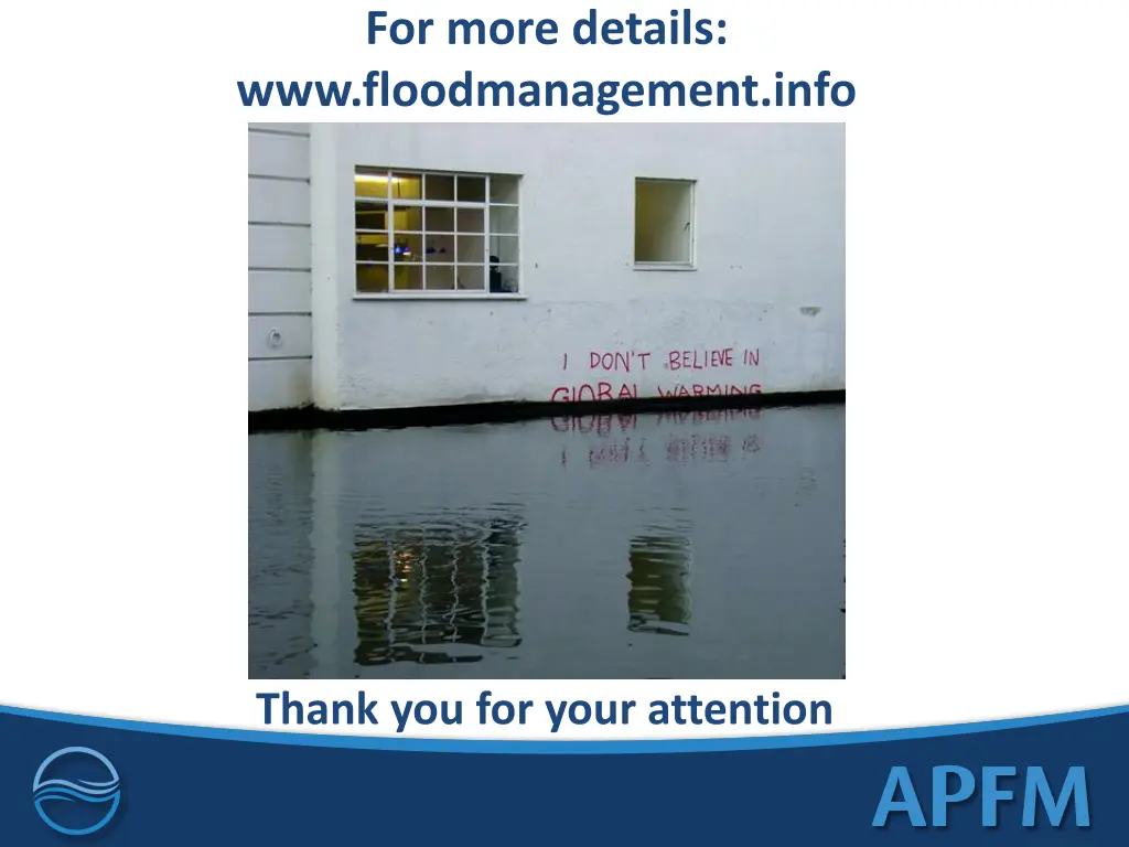 for more details www floodmanagement info