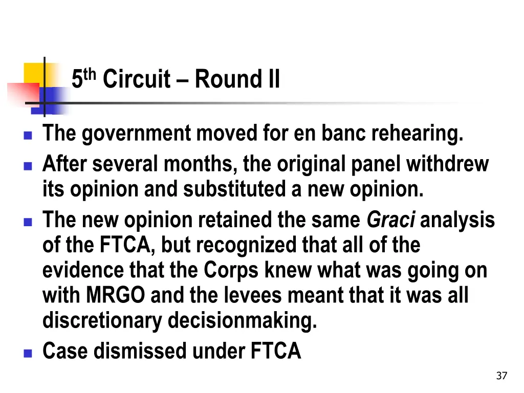 5 th circuit round ii