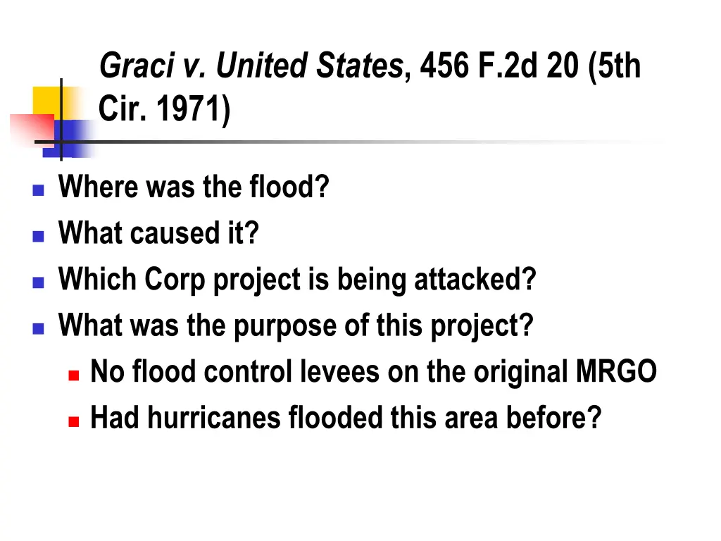 graci v united states 456 f 2d 20 5th cir 1971