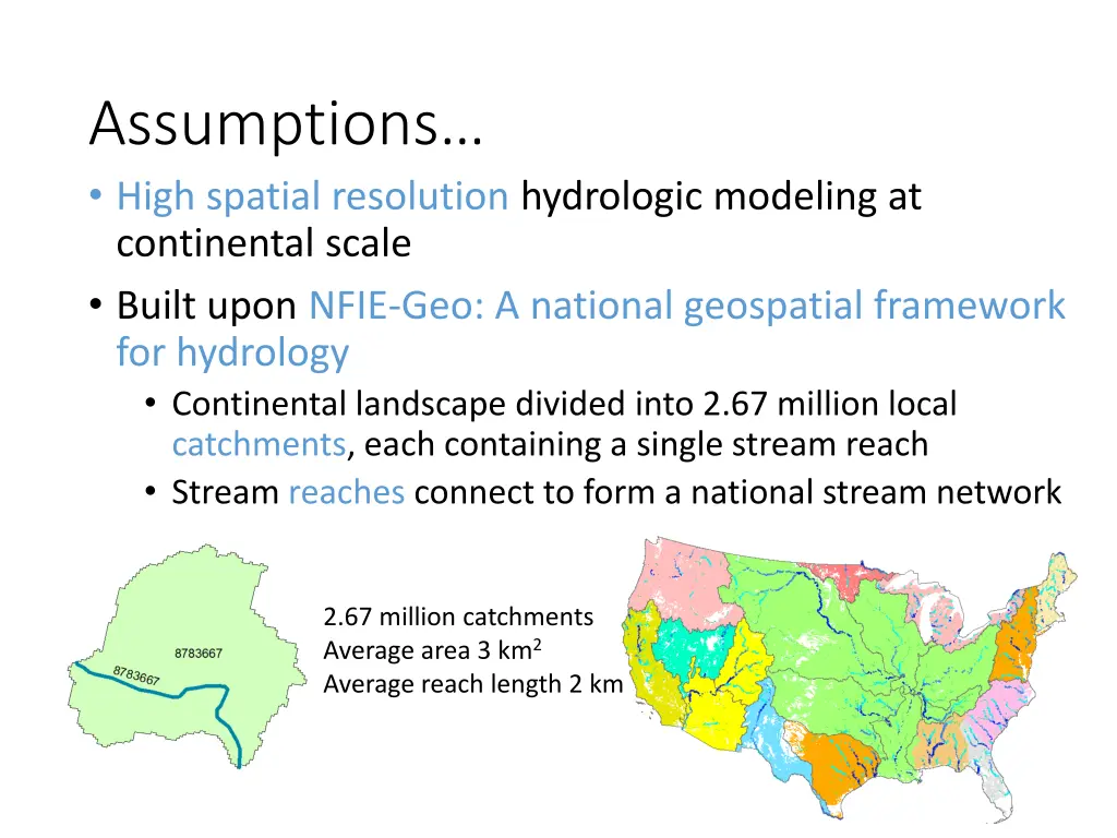 assumptions high spatial resolution hydrologic