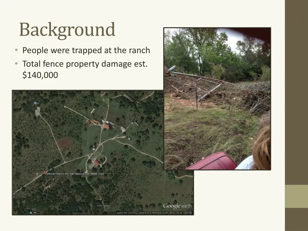 background people were trapped at the ranch total