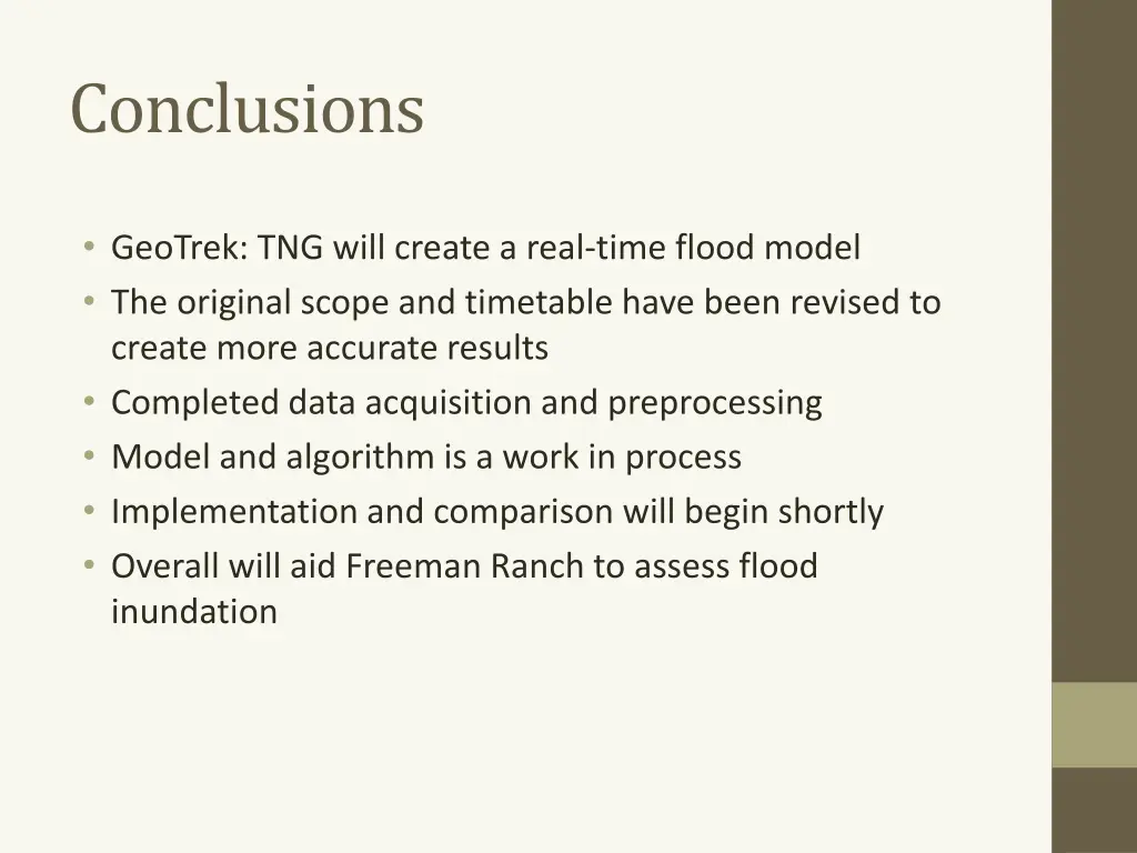 conclusions