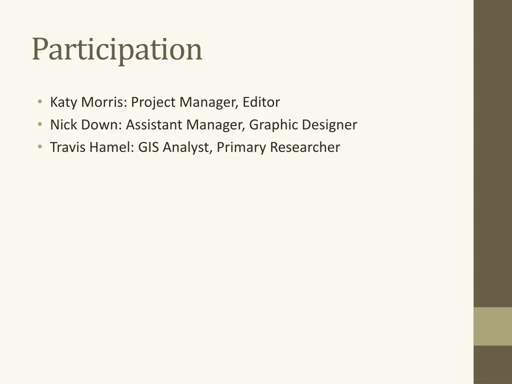 participation