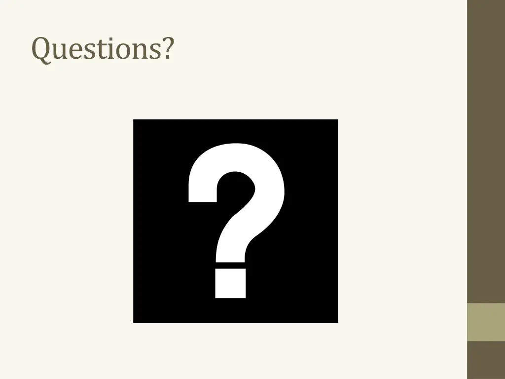 questions