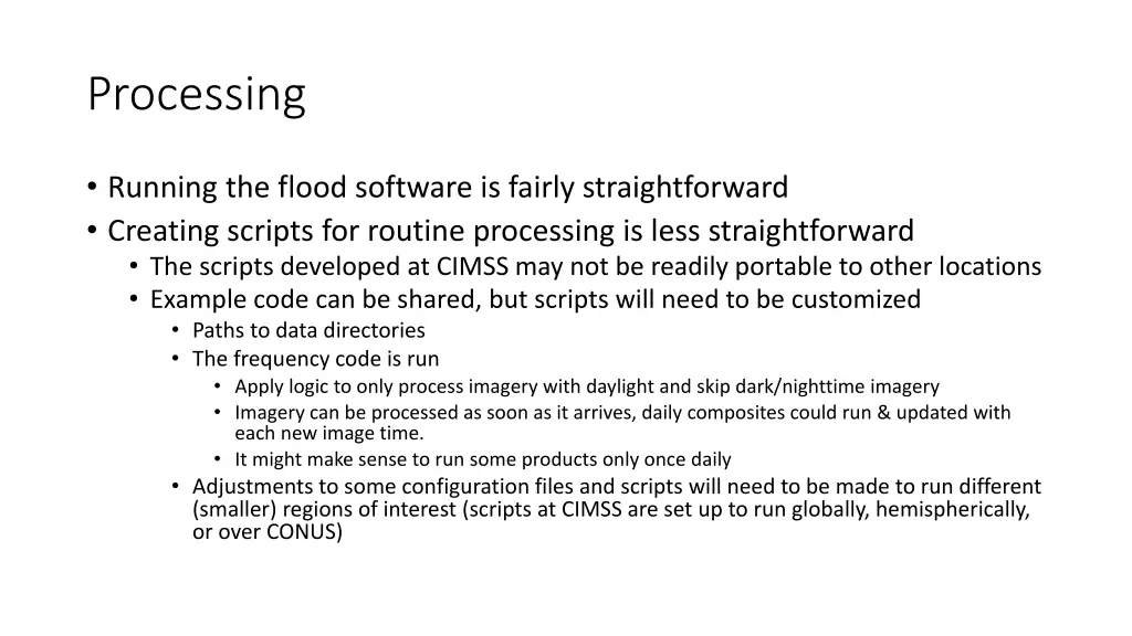 processing