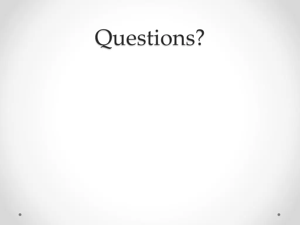 questions
