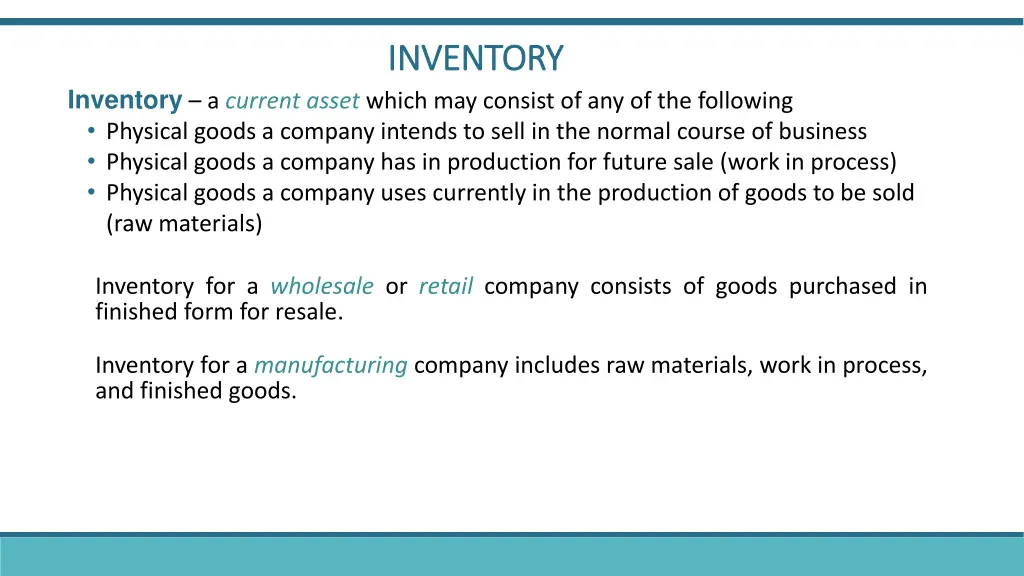 inventory inventory