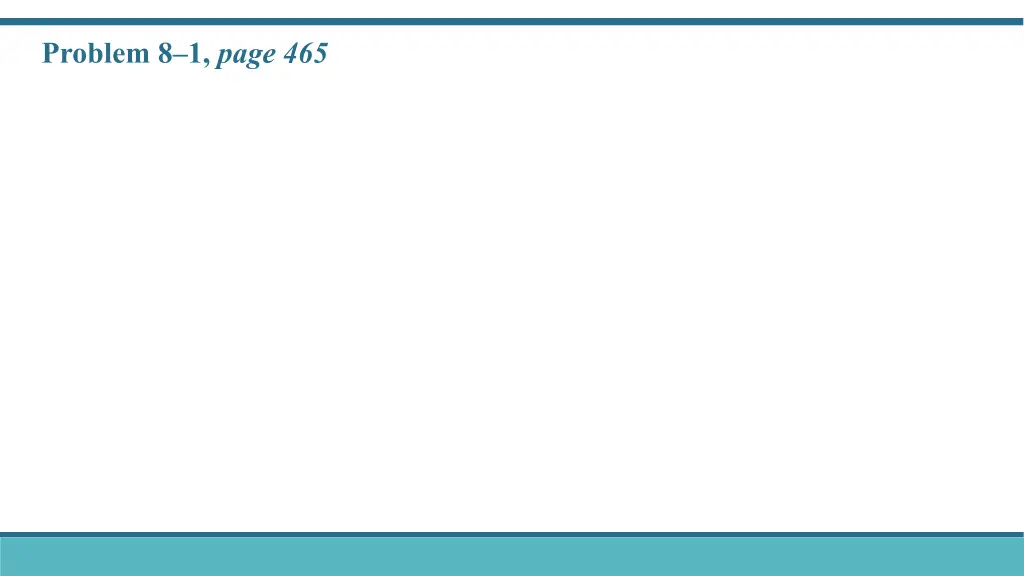 problem 8 1 page 465