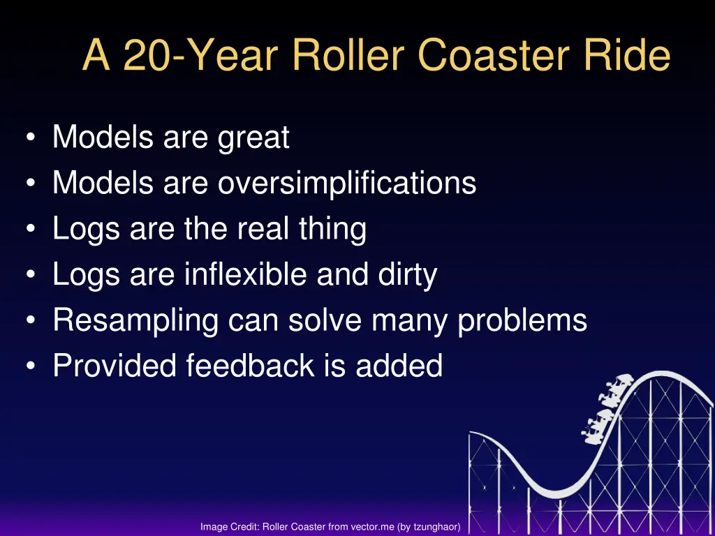 a 20 year roller coaster ride