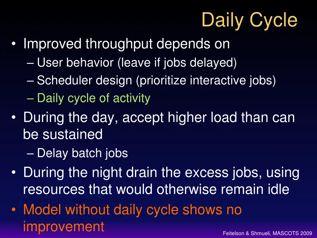 daily cycle