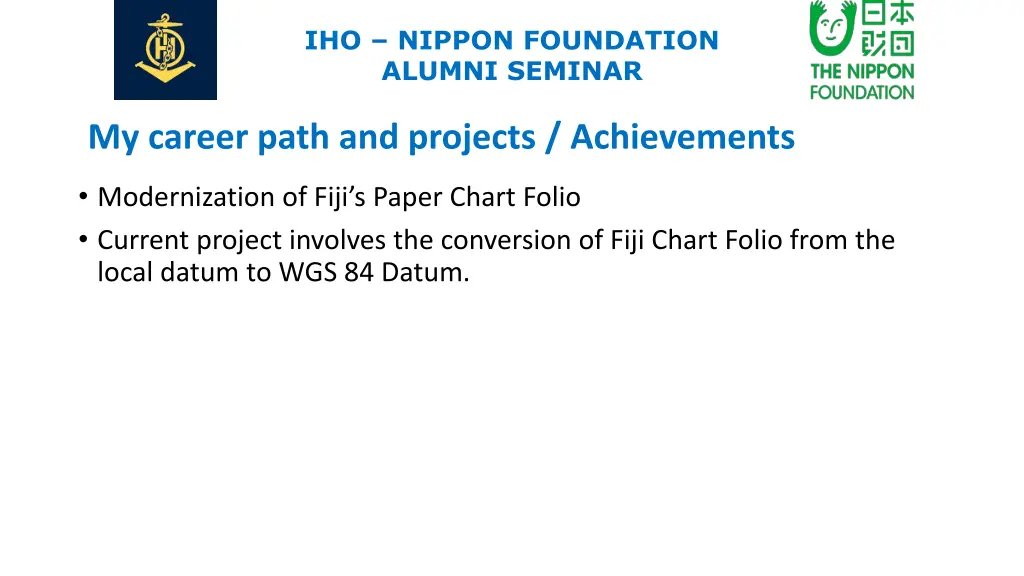 iho nippon foundation alumni seminar 2