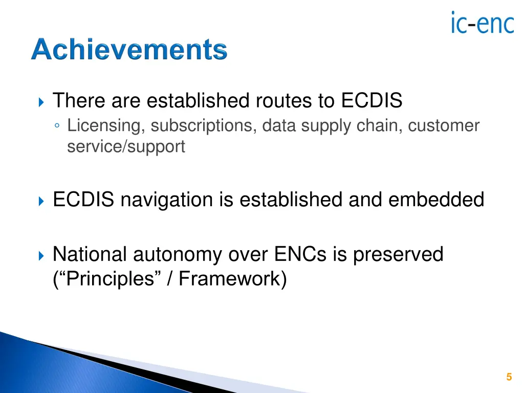 there are established routes to ecdis licensing