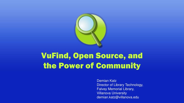 vufind open source and the power of community