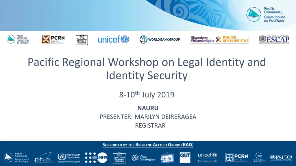 pacific regional workshop on legal identity 1