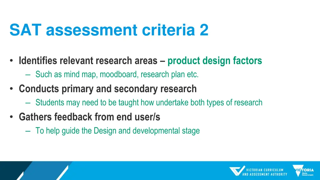 sat assessment criteria 2 1