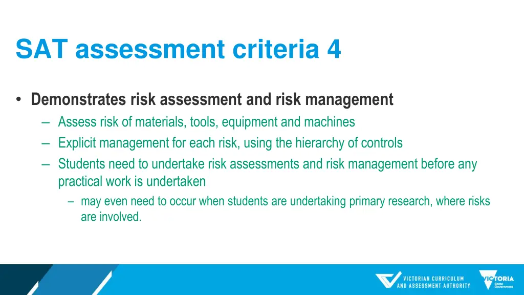 sat assessment criteria 4 3