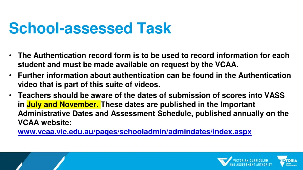 school assessed task 1