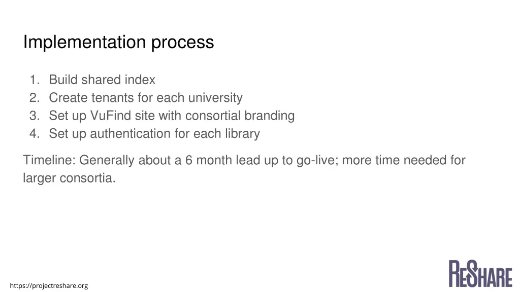 implementation process