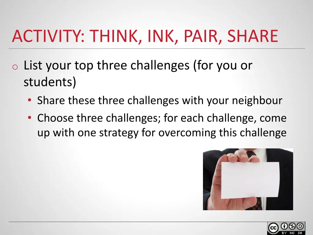 activity think ink pair share
