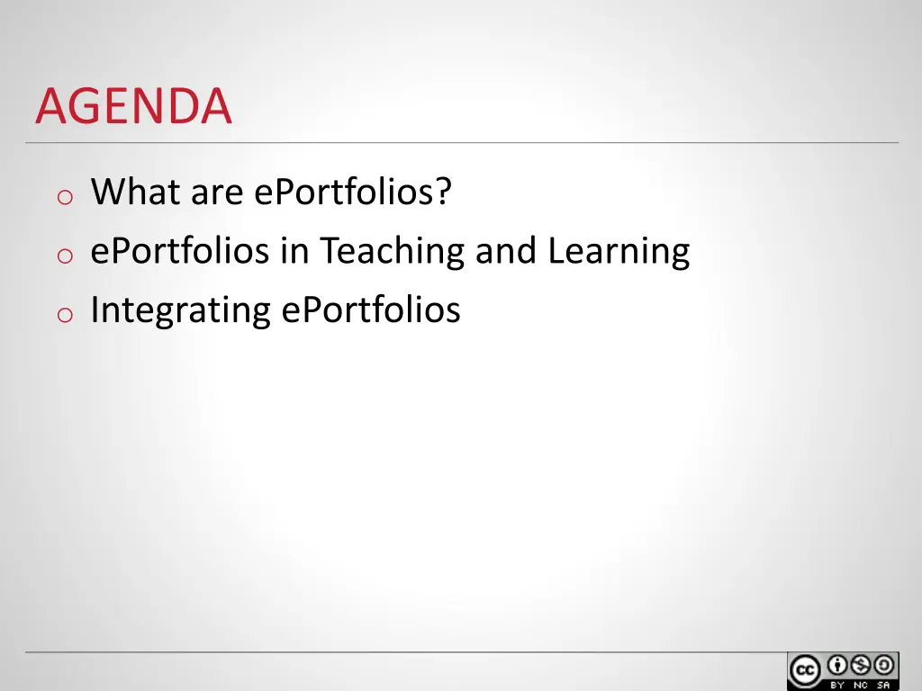 agenda