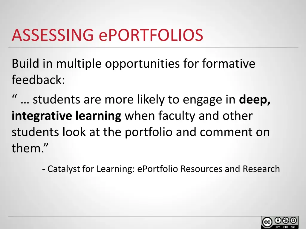 assessing eportfolios 1