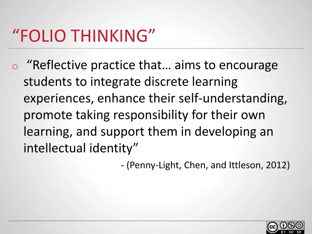folio thinking