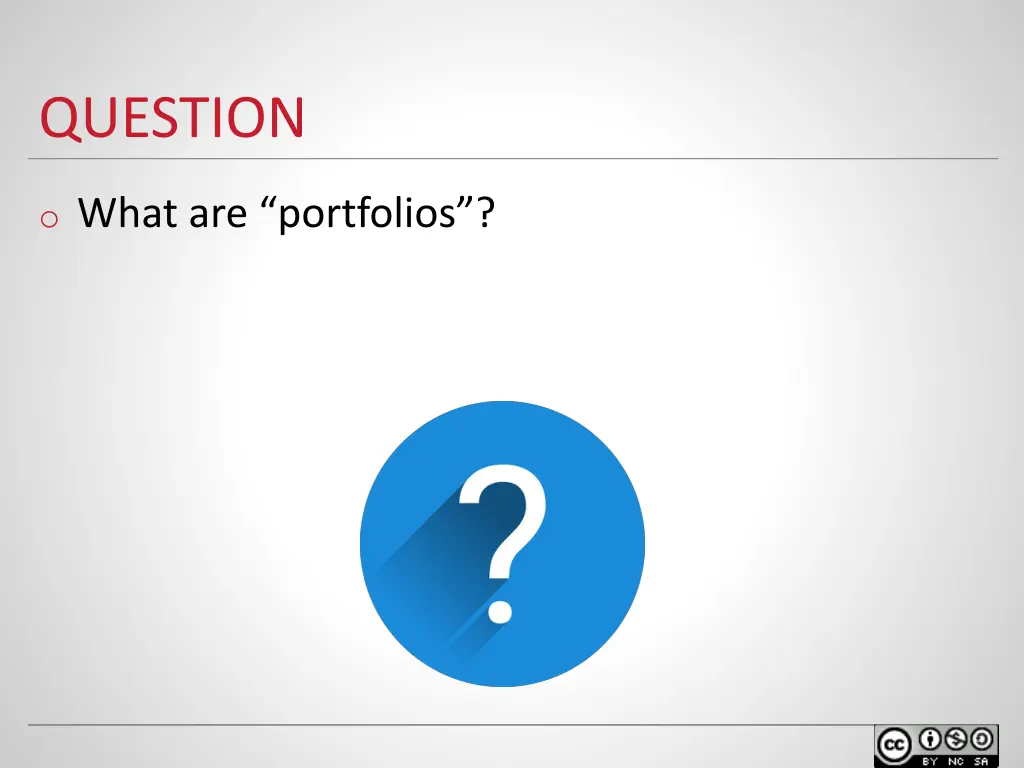 question