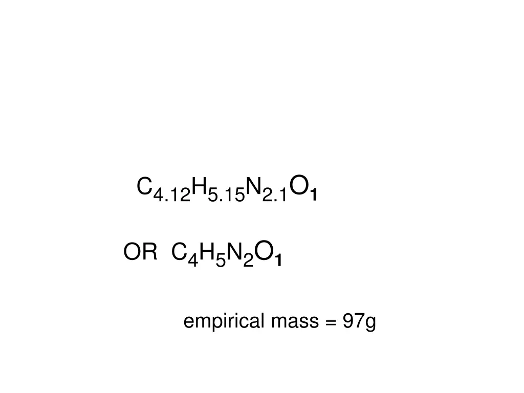 c 4 12 h 5 15 n 2 1 o 1
