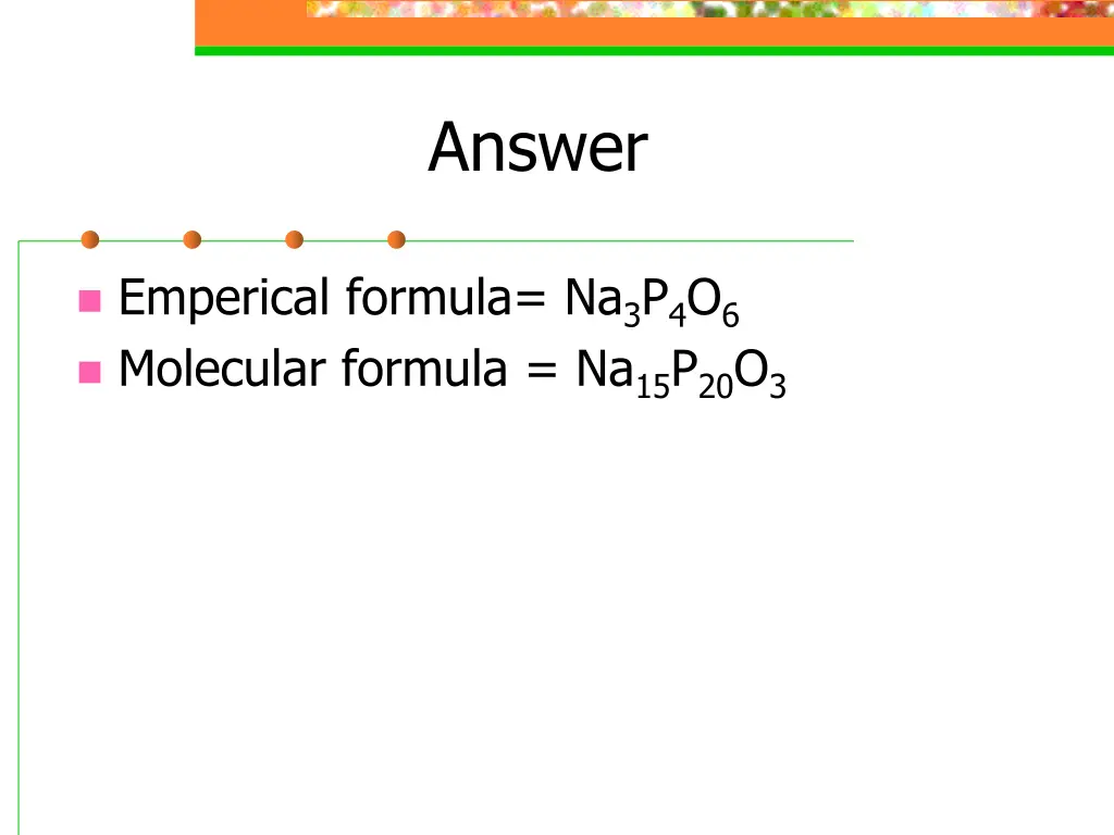 answer