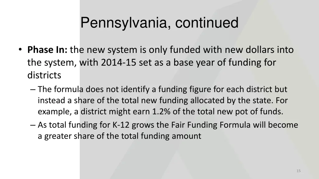 pennsylvania continued