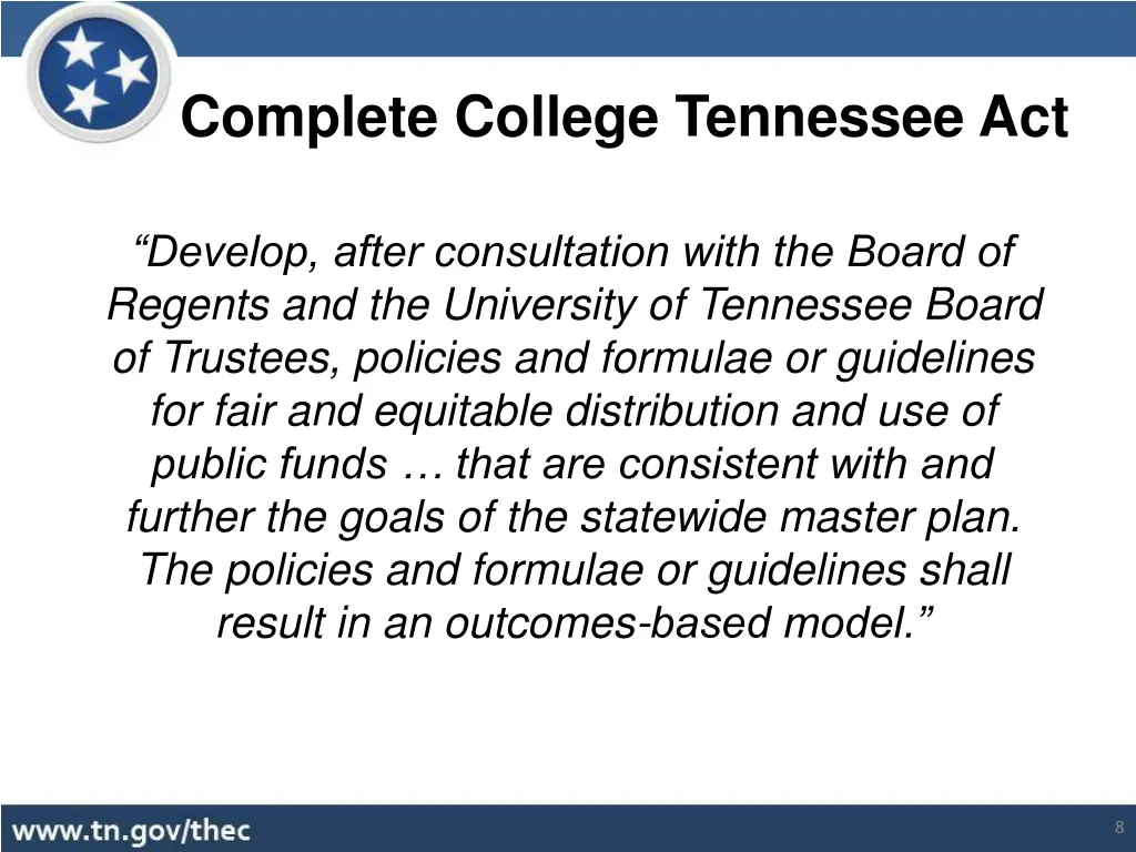 complete college tennessee act