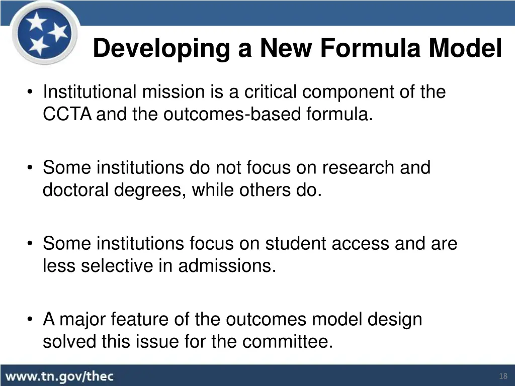 developing a new formula model 2