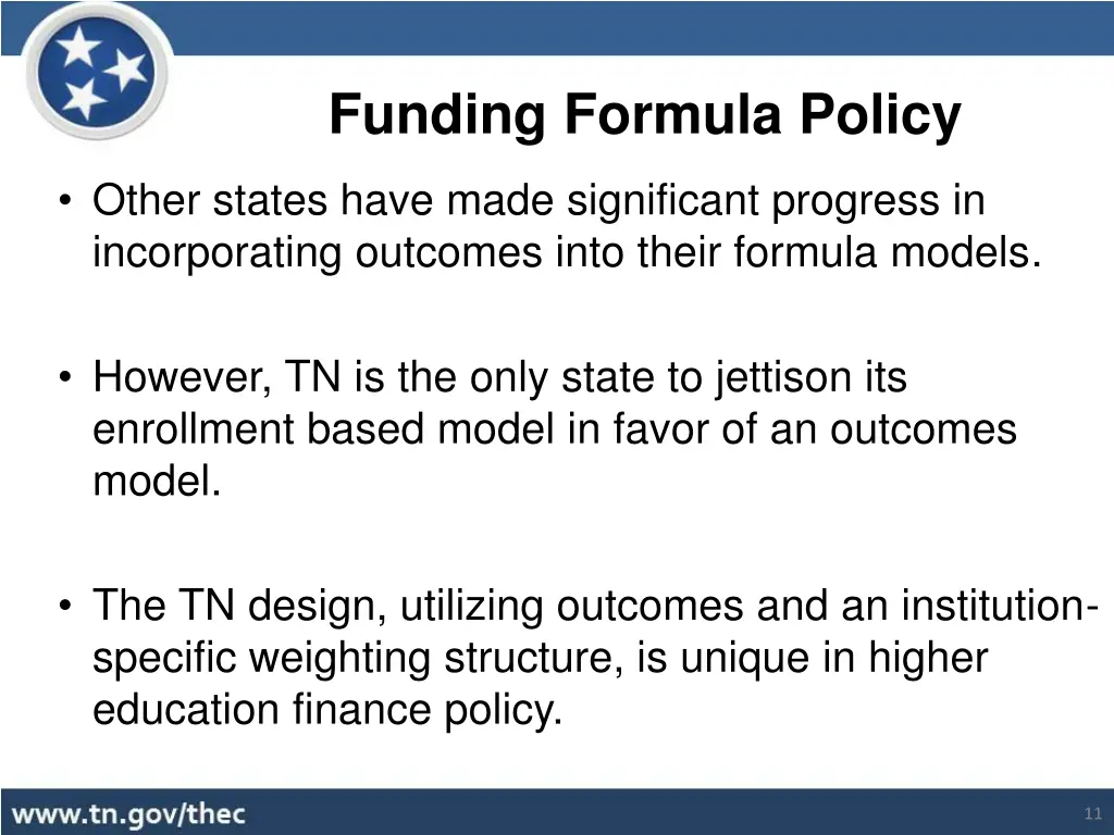 funding formula policy 1