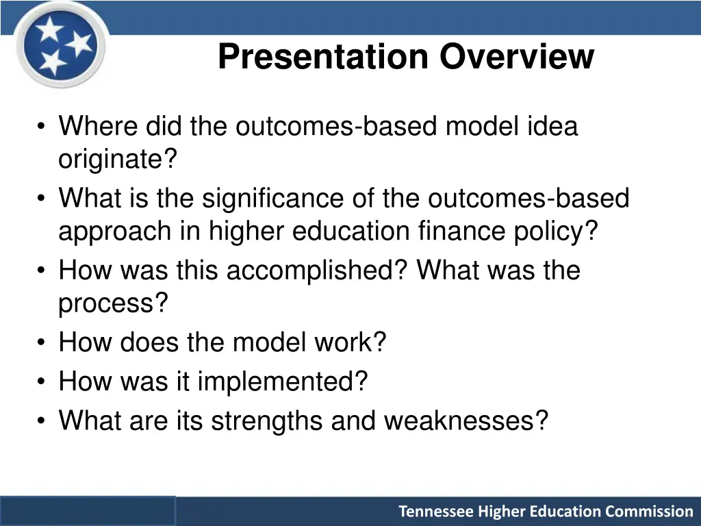 presentation overview