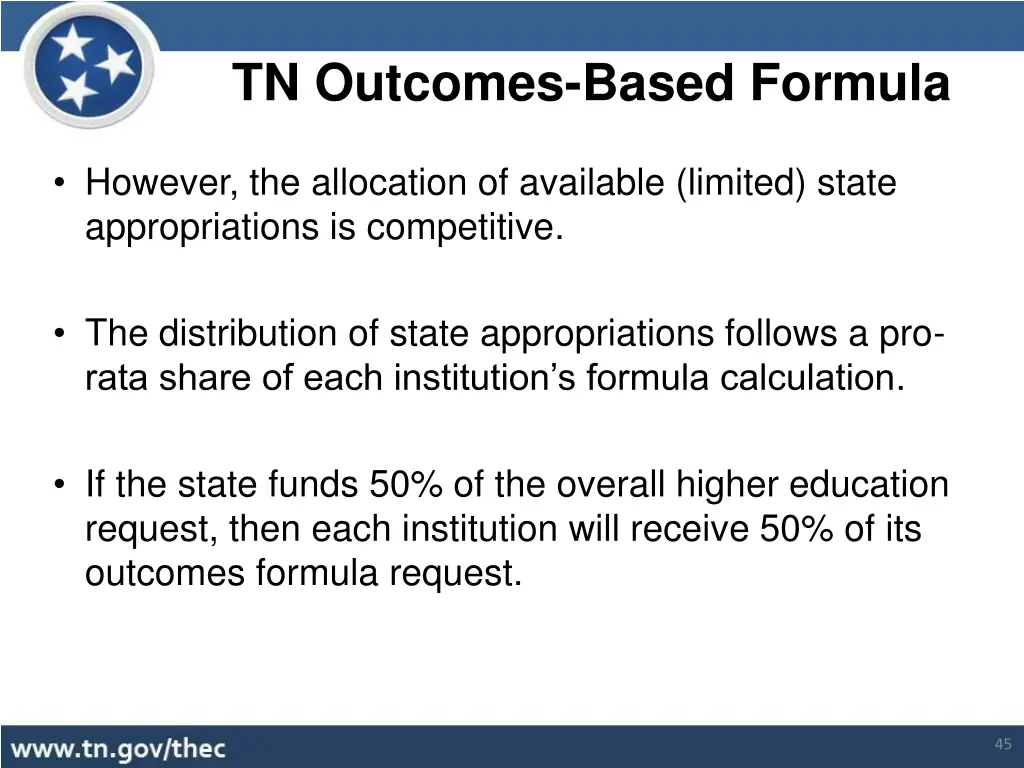 tn outcomes based formula 20