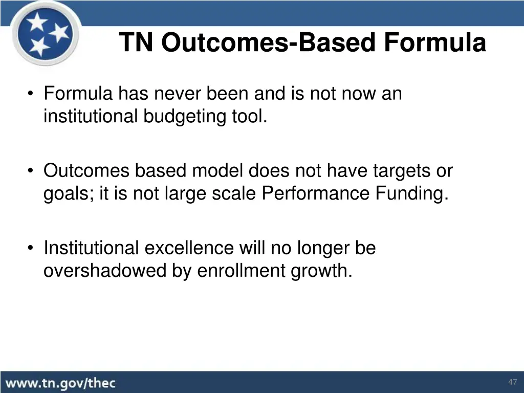 tn outcomes based formula 22