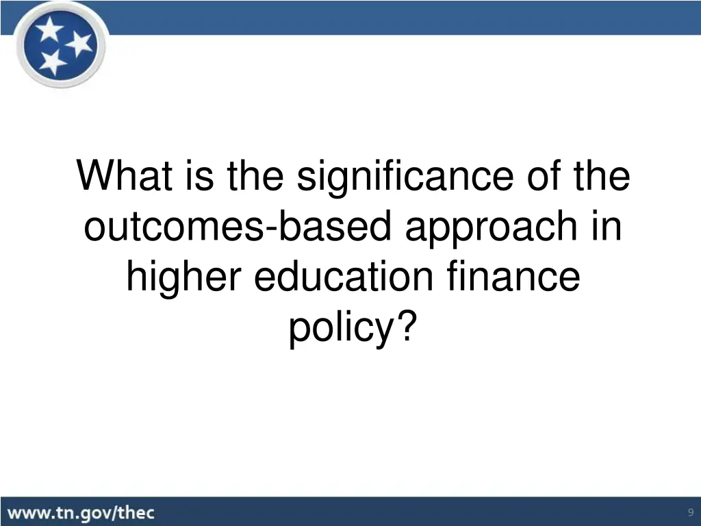 what is the significance of the outcomes based