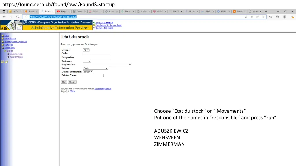 https found cern ch found owa found startup