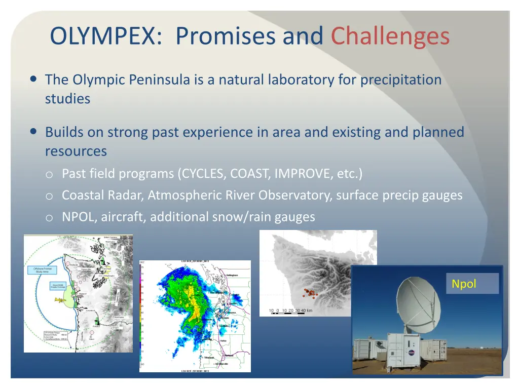 olympex promises and challenges 1