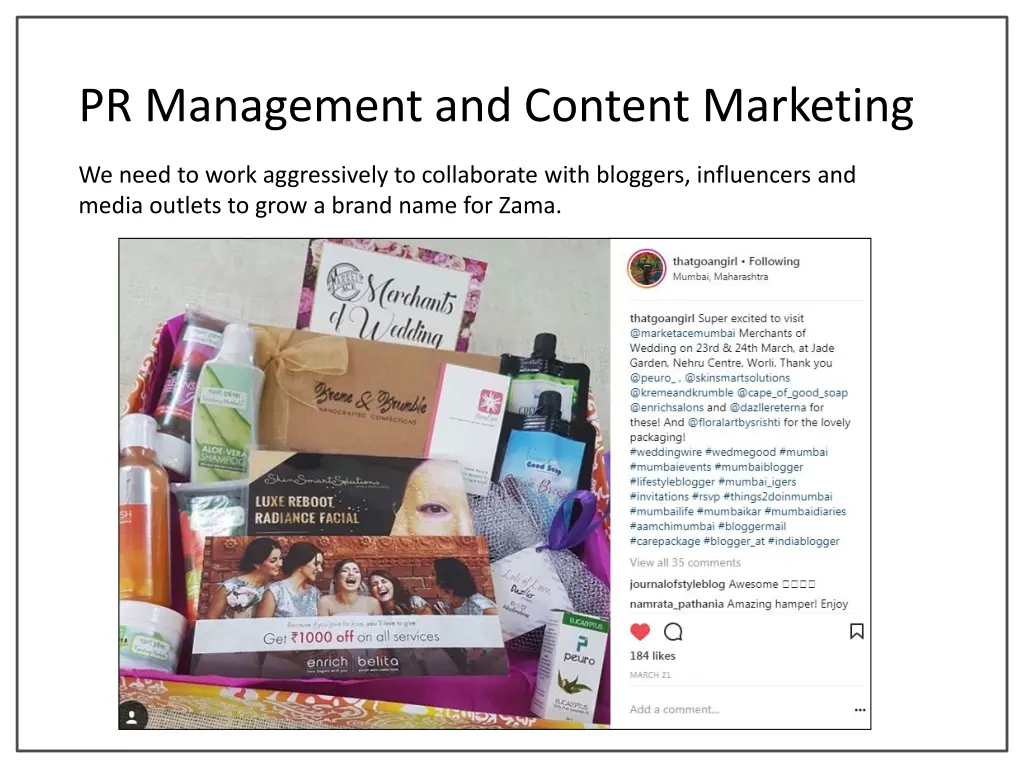 pr management and content marketing